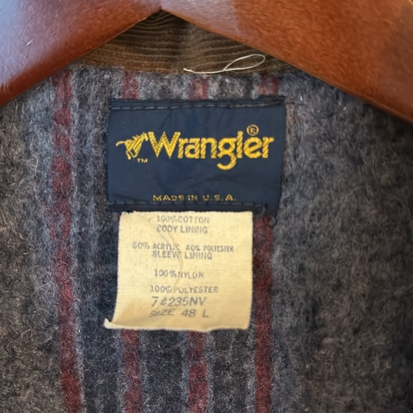 Vintage Wrangler Denim Barn Jacket Size Large - Picture 3 of 8